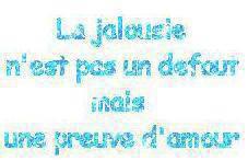 la jalousie